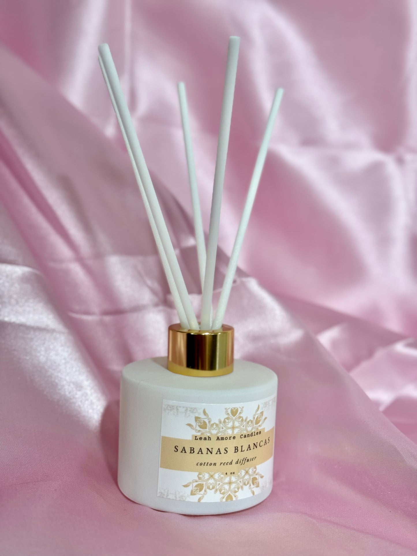 White Round Reed Diffuser
